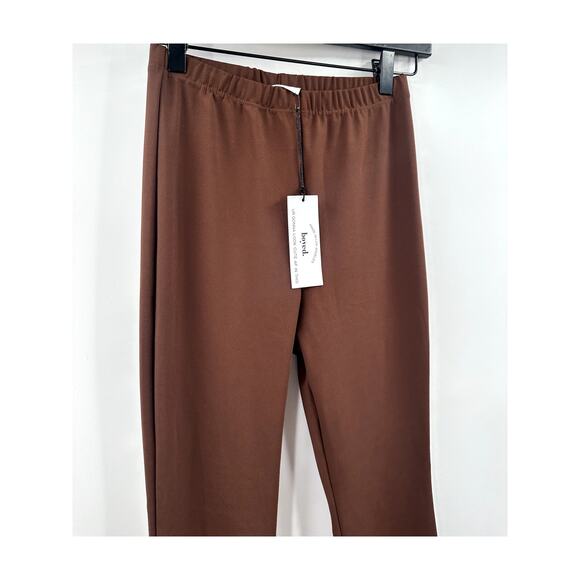 Boyed. Brown Stretch Pull on Flare Leggings Size Small NWT - Picture 2 of 8